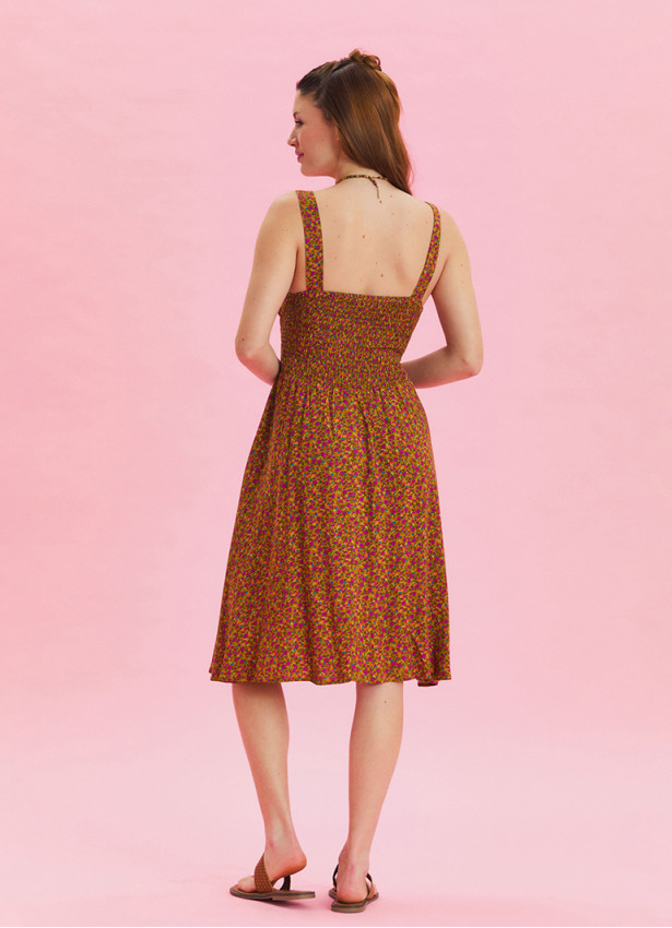 V Neck Robe Olive Authentic Dress 4516